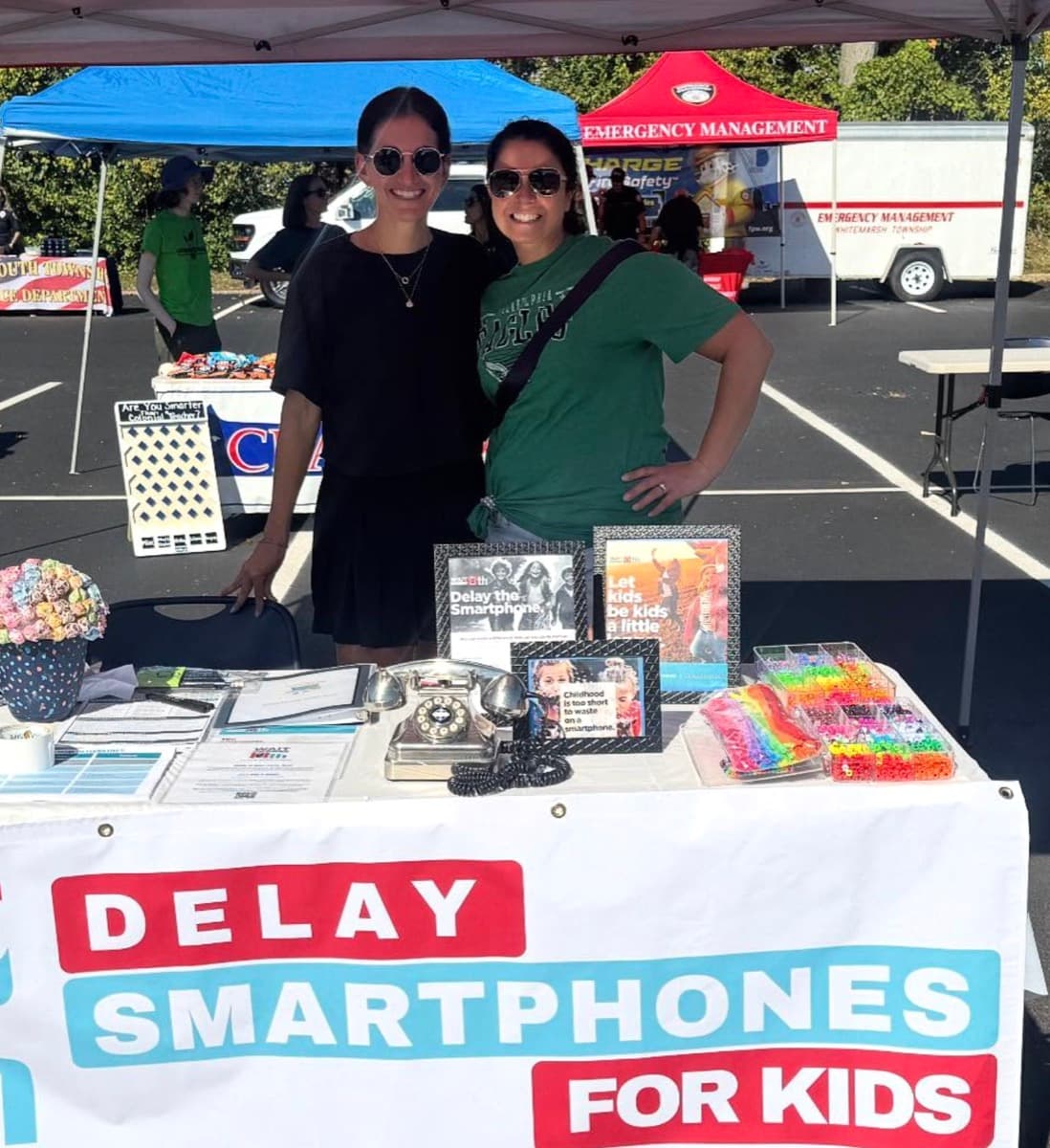 PA Unplugged members at the Wait Until 8th table at a Colonial School District community event